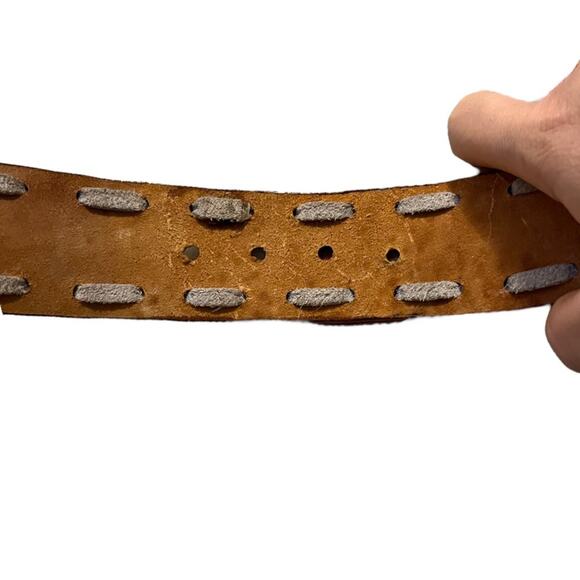 Vintage Tool Leather and Buckle Belt - Picture 3 of 5